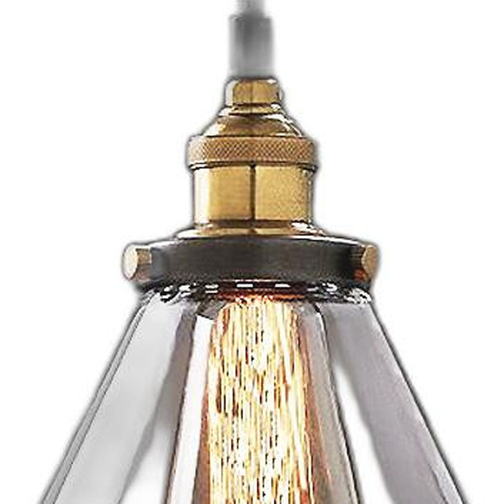 Leona 8-inch Adjustable Cord Glass Edison Lamp