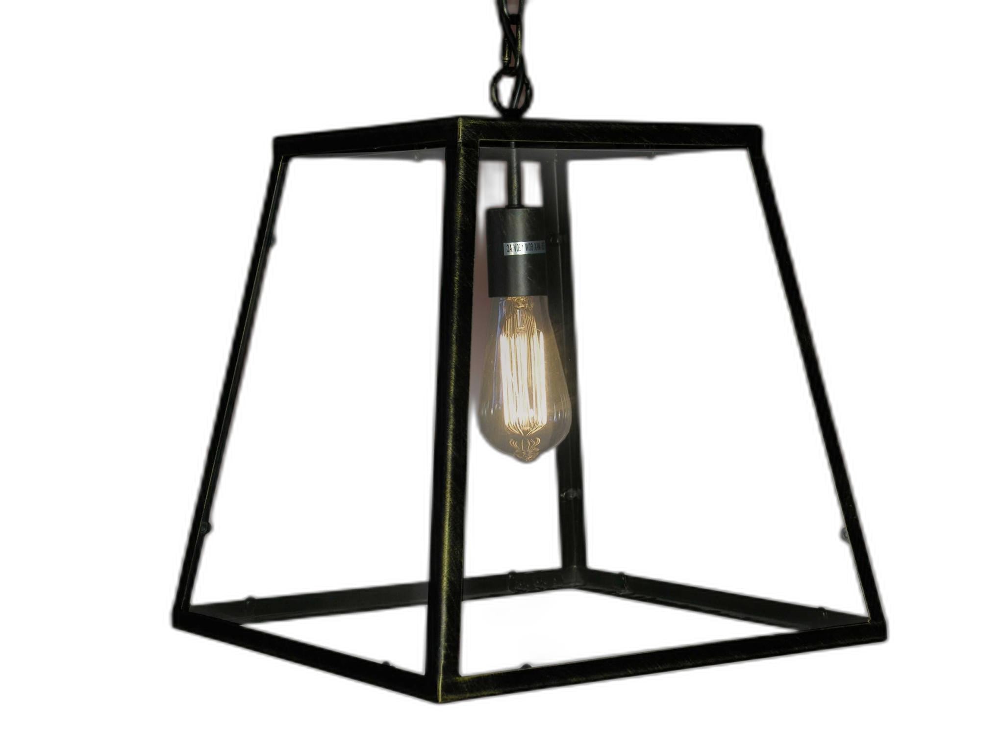 Lucy 1-light Black Edison Lamp with Bulb
