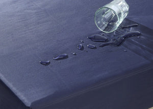 6" Navy Blue Full Foam Mattress Covered in a Stylish Waterproof  Fabric