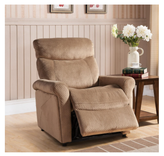 Brown Transitional Select Hardwood Power Reclining Lift Chair