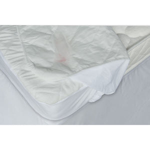 Ultra Soft and Extremely Absorbent Waterproof Fitted Quilted Natural Bamboo Fiber Fabric Baby Cover Crib Mattress Protector Pad Liner 5"