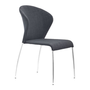 18.5" X 24.4" X 34.8" 4 Pcs Graphite Dining Chair