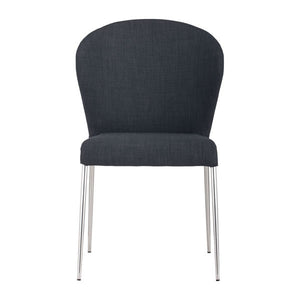 18.5" X 24.4" X 34.8" 4 Pcs Graphite Dining Chair