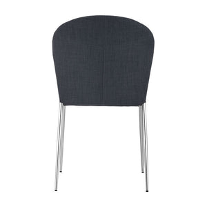 18.5" X 24.4" X 34.8" 4 Pcs Graphite Dining Chair