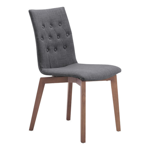 18" X 21.3" X 35.4" 2 Pcs Graphite Dining Chair