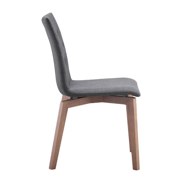 18" X 21.3" X 35.4" 2 Pcs Graphite Dining Chair