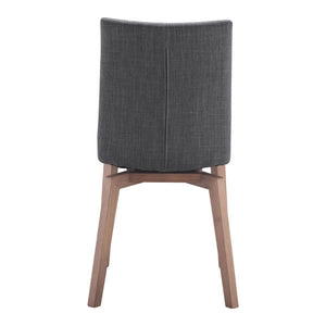 18" X 21.3" X 35.4" 2 Pcs Graphite Dining Chair