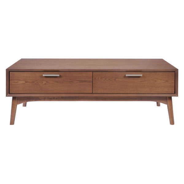 47" X 23.6" X 15.9" Walnut Wood District Coffee Table
