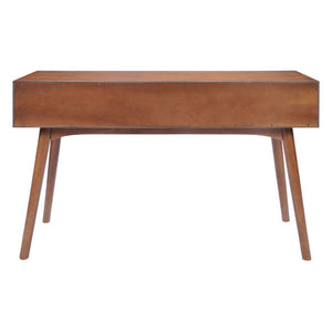 47" X 15.7" X 29.7" Walnut District Console Table