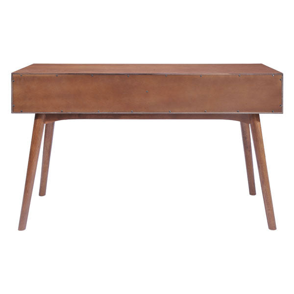 Walnut And Black Wood Console Table