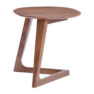 13.8" X 13.8" X 18.5" Natural Teak Side Table