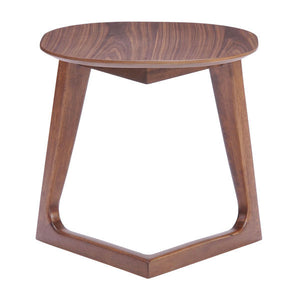 13.8" X 13.8" X 18.5" Natural Teak Side Table
