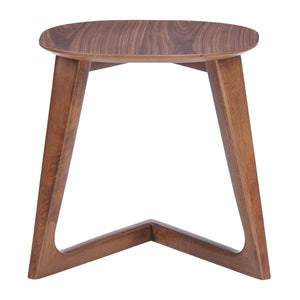 13.8" X 13.8" X 18.5" Natural Teak Side Table