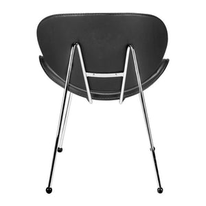 24" X 25" X 29" 2 Pcs Black Leatherette Chair