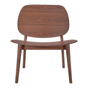 25.8" X 23" X 28.5" 2 Pcs Walnut Lounge Chair