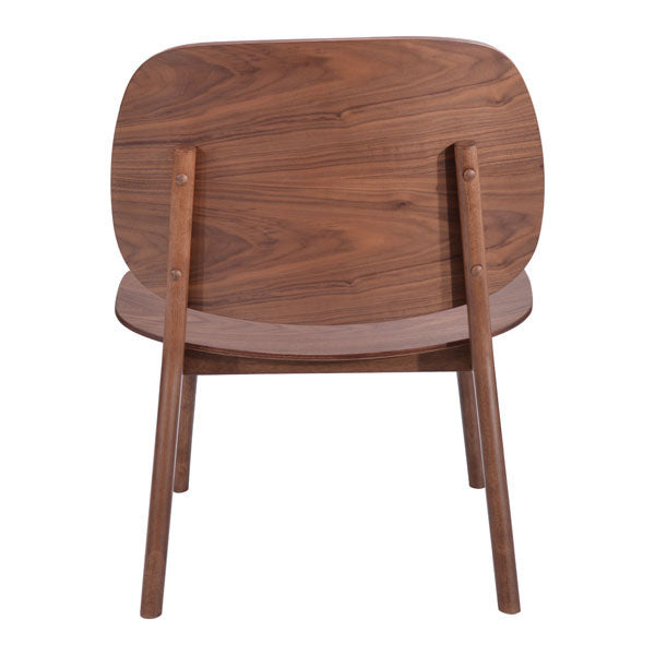 25.8" X 23" X 28.5" 2 Pcs Walnut Lounge Chair