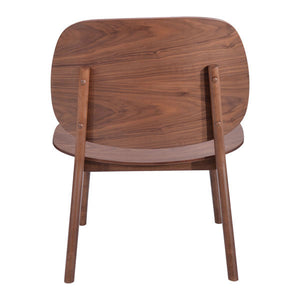 25.8" X 23" X 28.5" 2 Pcs Walnut Lounge Chair