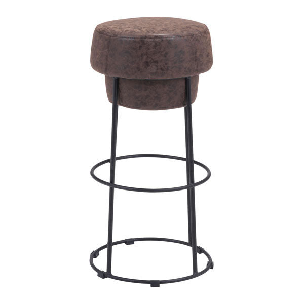 16.5" X 16.5" X 29.5" Leatherette Pop Barstool