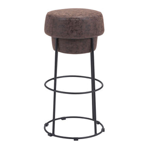 16.5" X 16.5" X 29.5" Leatherette Pop Barstool