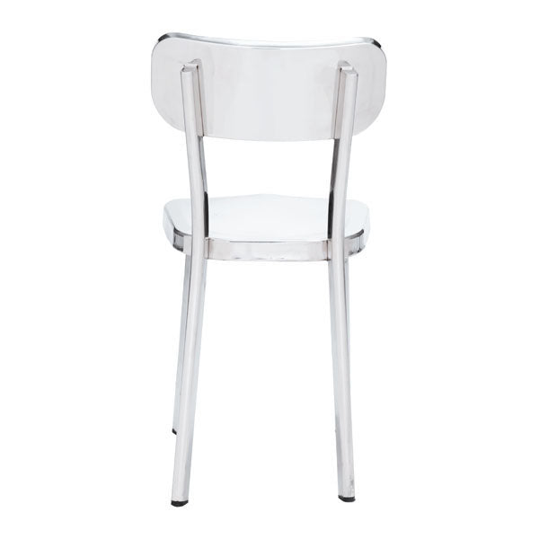 15.6" X 17.3" X 30.9" 2 Pcs Stainless Steel Chair