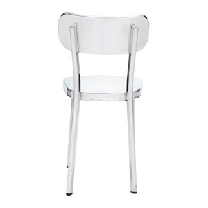 15.6" X 17.3" X 30.9" 2 Pcs Stainless Steel Chair