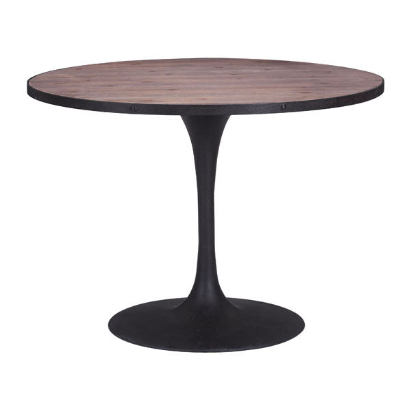 42.5" X 42.5" X 29.9" Distressed Natural Dining Table