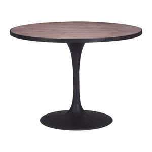 42.5" X 42.5" X 29.9" Distressed Natural Dining Table