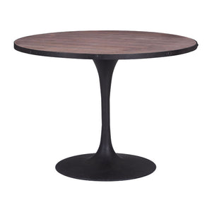 42.5" X 42.5" X 29.9" Distressed Natural Dining Table