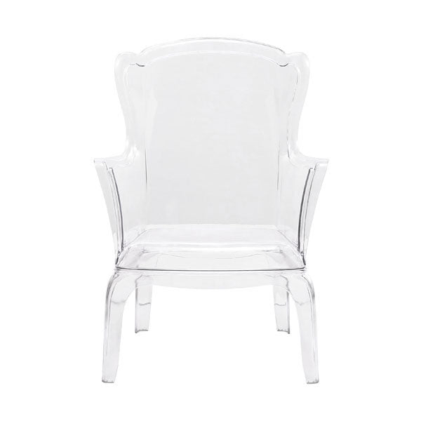28.3" X 30.5" X 38" Transparent Polycarbonate Chair