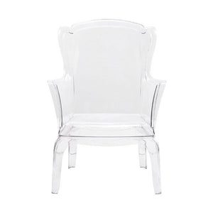 28.3" X 30.5" X 38" Transparent Polycarbonate Chair