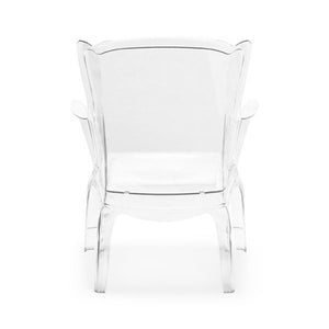 28.3" X 30.5" X 38" Transparent Polycarbonate Chair