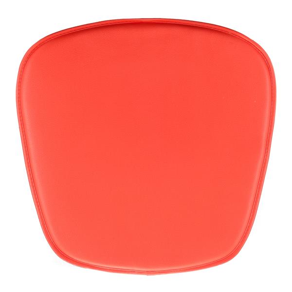 17" X 17" X 0.5" Red Leatherette Wire Mesh Cushion