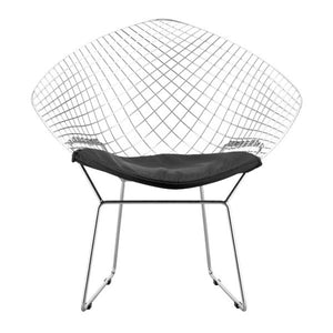 32.5" X 26.5" X 33" 2 Pcs Black Leatherette Chromed Steel Dining Chair