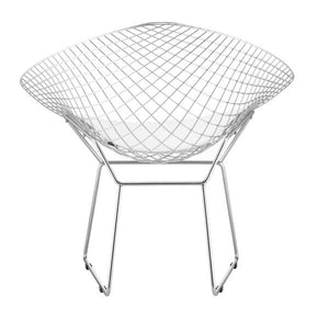 32.5" X 26.5" X 33" 2 Pcs White Leatherette Chromed Steel Dining Chair