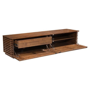 70.9" X 17.8" X 16.2" Wide Solid Fir Tv Stand