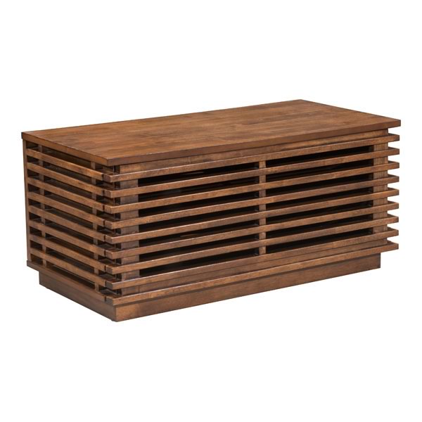 35.3" X 17.8" X 16.2" Solid Fir Tv Stand