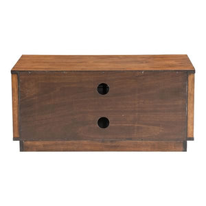 35.3" X 17.8" X 16.2" Solid Fir Tv Stand