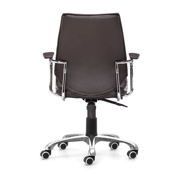 25" X 23.5" X 40.5" Esp Leatherette Low Back Office Chair