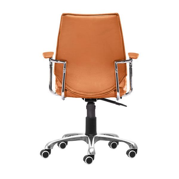 25" X 23.5" X 40.5" Terra Leatherette Low Back Office Chair