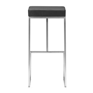 14" X 14" X 30" 2 Pcs Black Leatherette Barstool