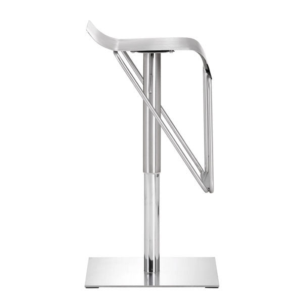 16.5" X 16.5" X 32" Stainless Steel Barstool