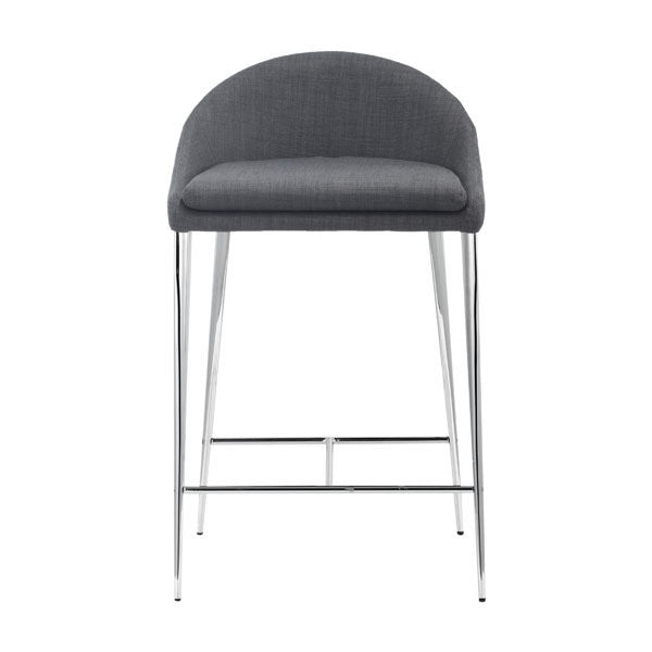 18" X 18" X 30.3" 2 Pcs Graphite Polyblend Counter Chair