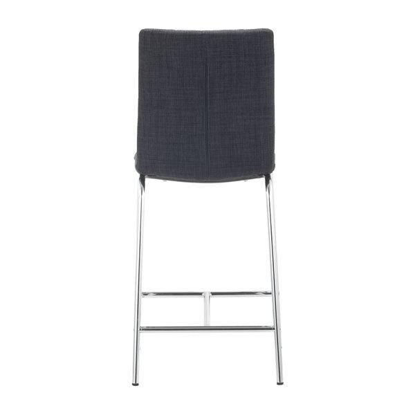 16.5" X 19.7" X 39" 2 Pcs Graphite Polyblend Counter Chair