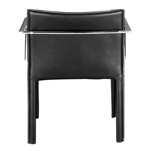 24" X 22" X 28" 2 Pcs Black Leatherette Conference Chair