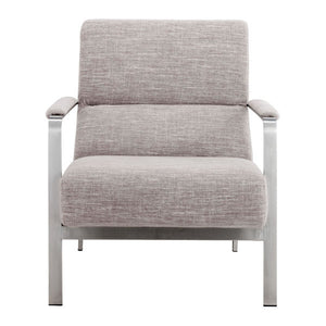 26" X 31.5" X 33.5" Wheat Polyblend Arm Chair