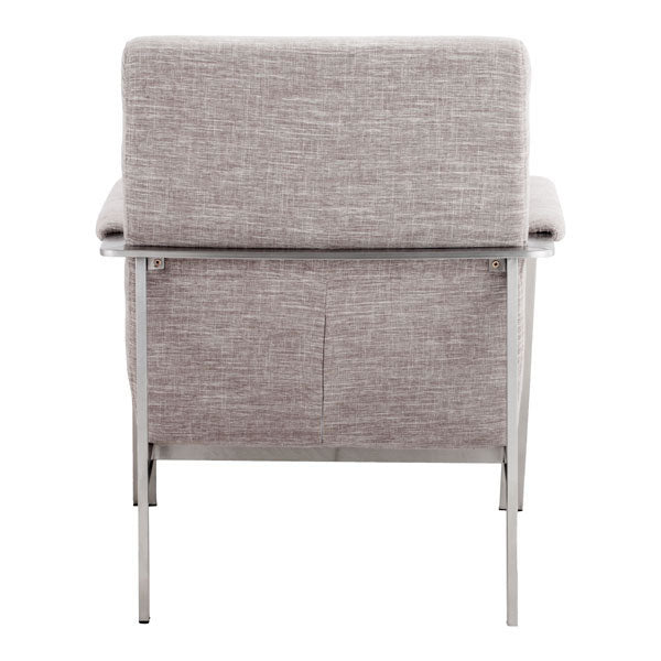 26" X 31.5" X 33.5" Wheat Polyblend Arm Chair