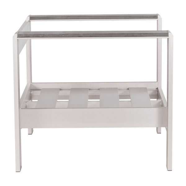 31.9" X 27.6" X 24.6" Faux Frame Arm Chair