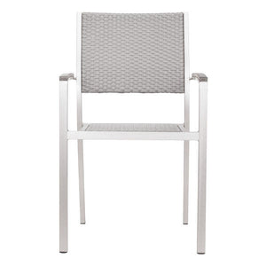 21.3" X 21" X 34.9" 2 Pcs Polyethylene Arm Chair