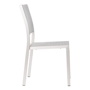 18" X 20.7" X 34.9" 2 Pcs Polyethylene Dining Armless Chair