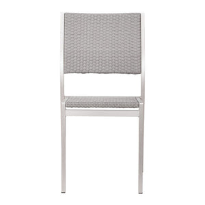 18" X 20.7" X 34.9" 2 Pcs Polyethylene Dining Armless Chair